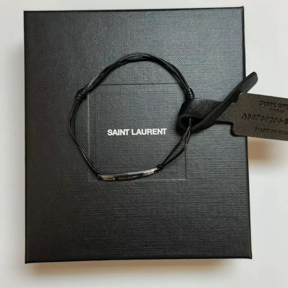 Saint Laurent Paris Rope Bracelet